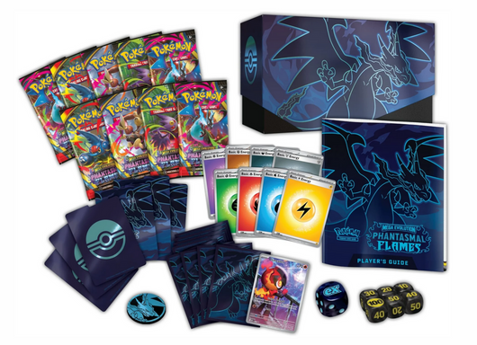 ETB Caja de Entrenador Élite Phantasmal Flames - Inglés 🇬🇧 y Español 🇪🇸