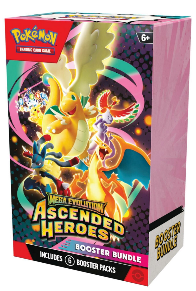 *RESERVA* Booster Bundle Ascended Heroes - Inglés 🇬🇧 y Español 🇪🇸